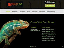 Tablet Screenshot of jabberwockreptiles.com